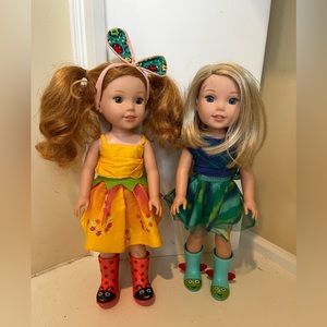 Camille & Willa American Girl(Wellie Wishers)